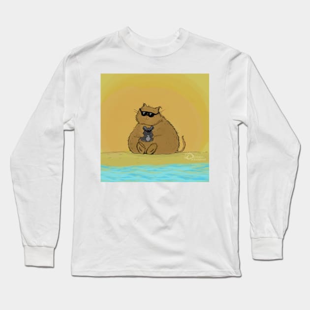 Soak up some sun Long Sleeve T-Shirt by @whiskersinlockdown